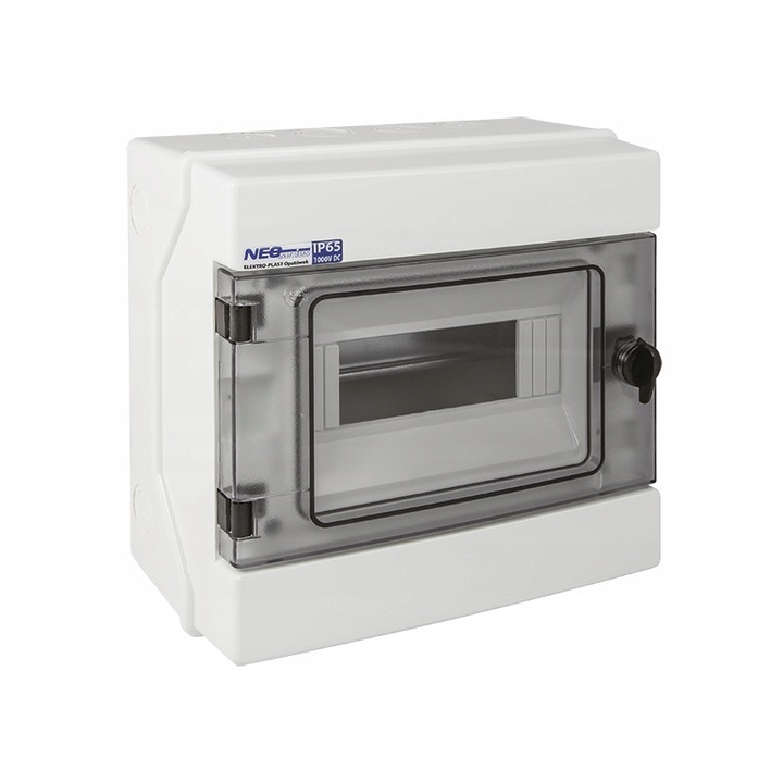 Elektro-Plast RH-8 elosztószekrény, 8 modul, átlátszó, 260x260x138mm
