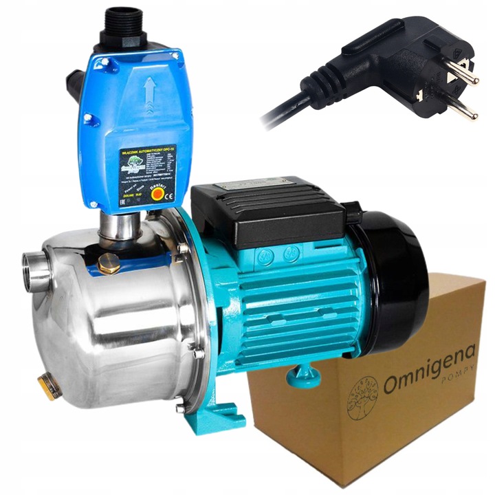 Pompa apa JY 1000 INOX, set hidrofor OPC15, 1,1kW, 230V, 60l/min, 50m, IP44