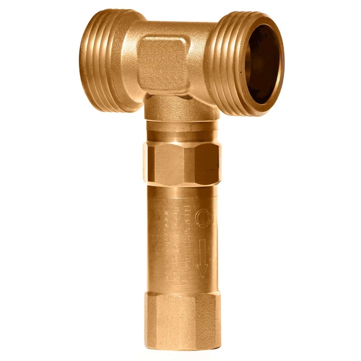 QS csap DN 40, 1 1/2", 0-75°C, -30-60°C, 128x58mm