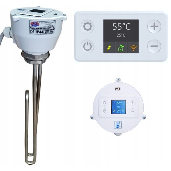 WUG MB SMART WIFI fűtőtest 2000W 6/4" DN40 ROZSDAMENTES