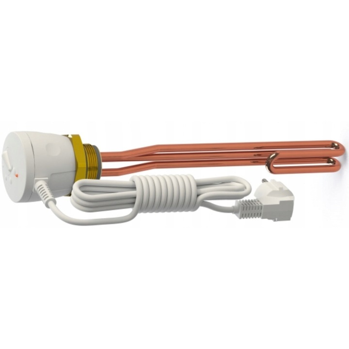 Gratar electric pentru boiler Elektromet 2000W 5/4", dimensiune maxima 300mm, protectie IP44