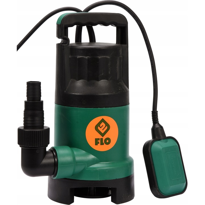 Pompa submersibila pentru apa murdara, Flo, 1100W, 8,5m inaltime de ridicare, 10m cablu, 16000dm3/h