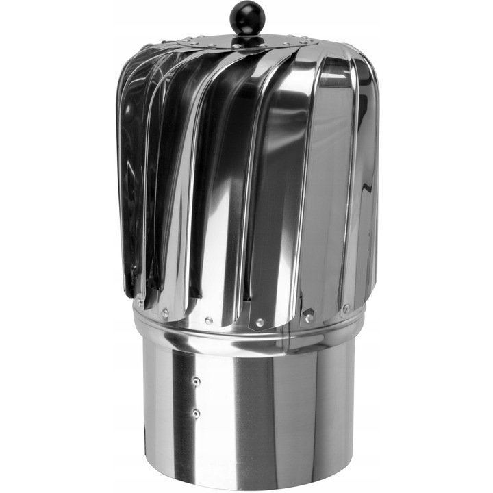 Nasada kominowa rotativa din otel inoxidabil Fi 150, Prodmax, 150mm, aluminiu, fara baza