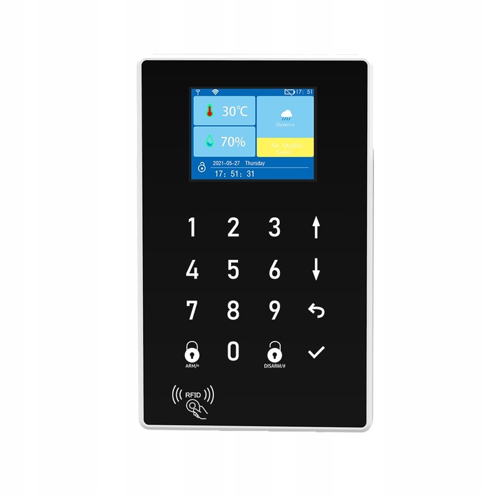 Sistem alarma wireless RTX, WiFi si GSM, 100 canale, senzor de miscare, senzor de contact, set complet