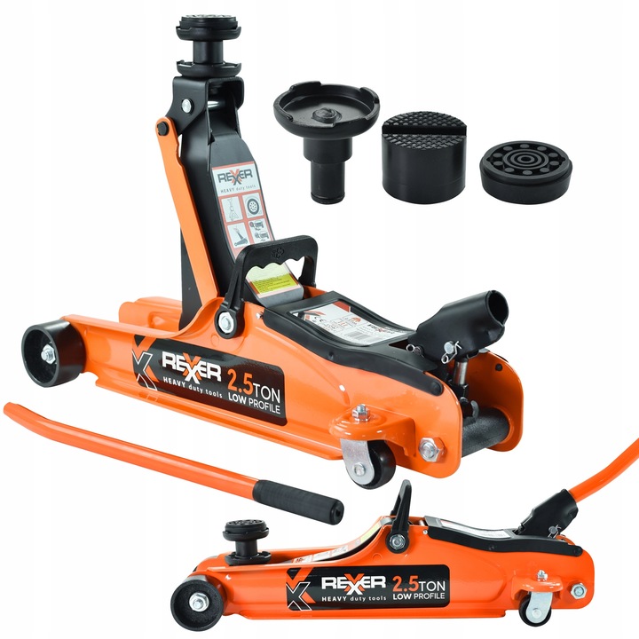 Elevator auto niskoprofilat 2,5 T Rexxer, constructie solida, mobil, 8x36cm