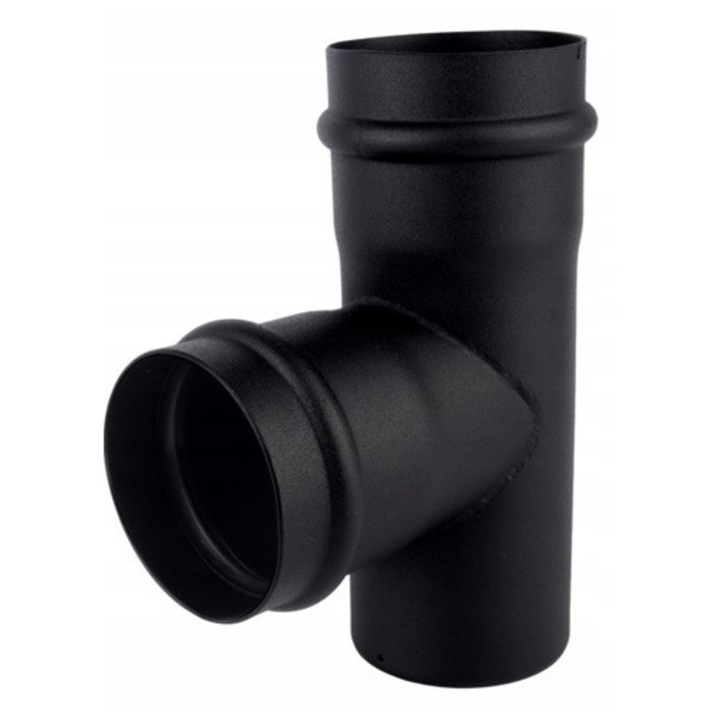 Fekete könyök 1,2 mm, Prodmax, fi 80/90, kályhához, fekete színű, 1 fm hosszúság