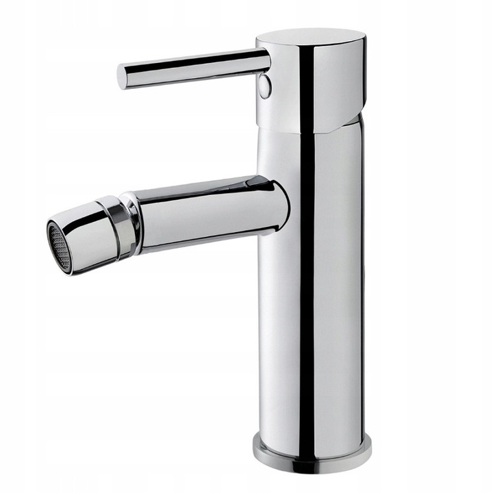 Baterie bidetowa Veldman Helia, crom, 1-functionala, montare pe bideu, cu wylewka mobila