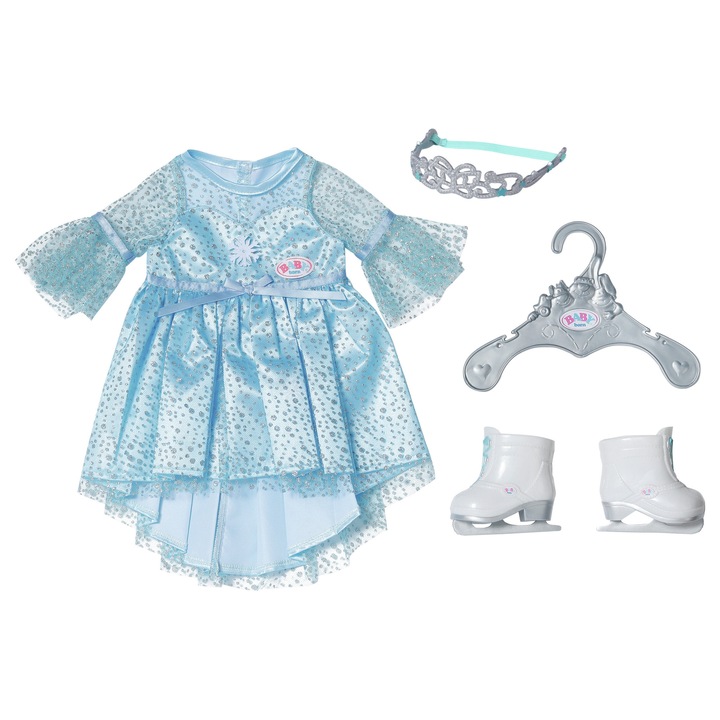 Set BABY born Printesa pe Gheata 43cm, pentru papusi, varsta recomandata 3 ani