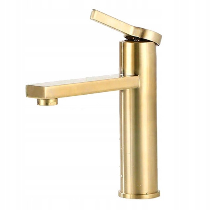 Baterie umywalkowa Forb, mosiezna, zlot, ecologica, 1 maner, design modern, set complet