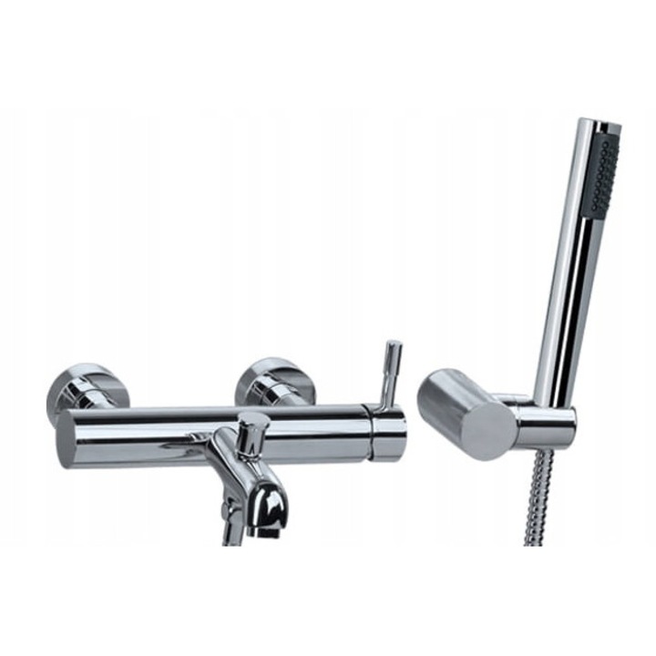 Baterie sanitara Valvex Vegane, crom, mecanica, unica, set natryskowy