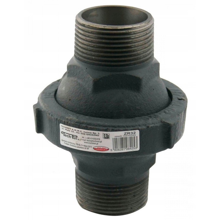 Zavor differenciál 1" Tech-Pol, 25mm, maximális nyomás 7 bar, üzemi hőmérséklet 90°C