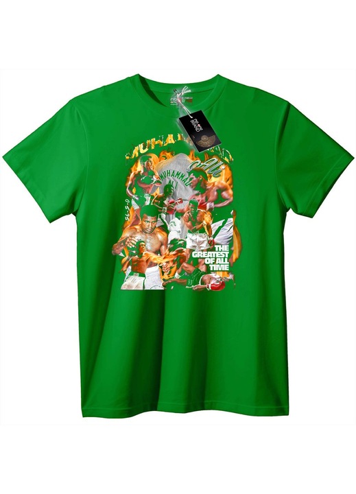 Tricou Muhammad Ali Cel Mai Mare, Verde