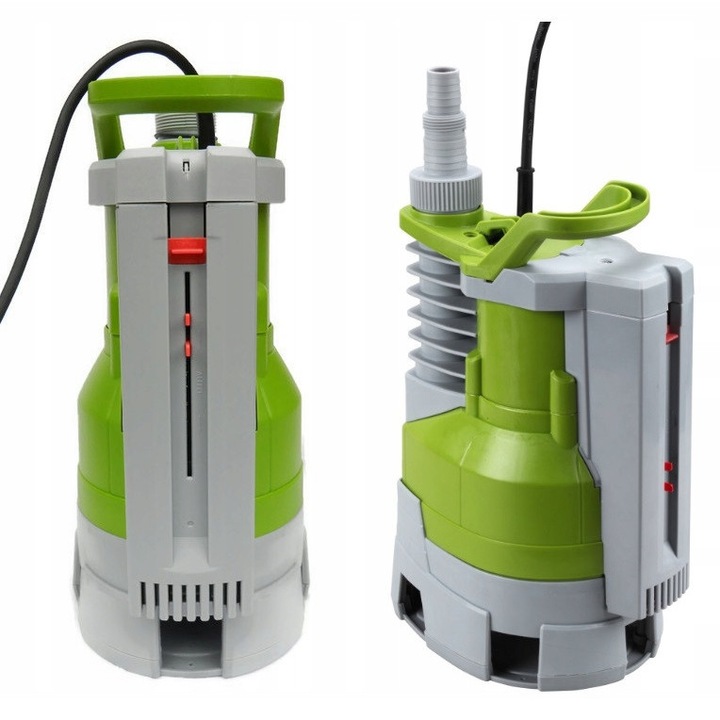 Pompa submersibila Flora 400, 400W, 9000 l/h, 8m inaltime, 24x35cm, set cu accesorii