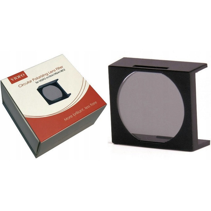 Filtru de polarizare CPL Viofo pentru camere A119/A129, 2.3x2.7x1cm