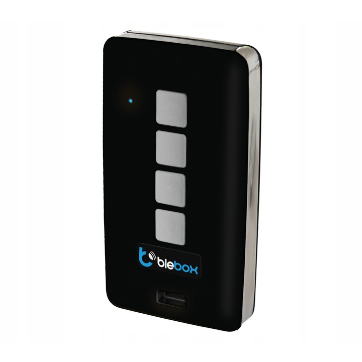 Мултифункционално дистанционно управление Blebox mRemote Pro, метал, черно, 72x39x13mm