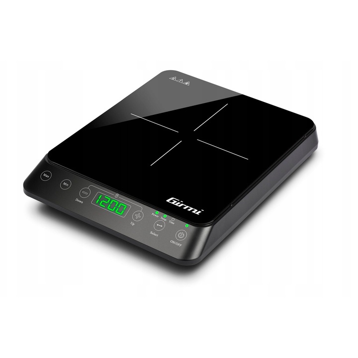 Електрически котлон Girmi, индукционен, 2000W, 10 нива на мощност, 60-240C, 27,5x5,7x35см