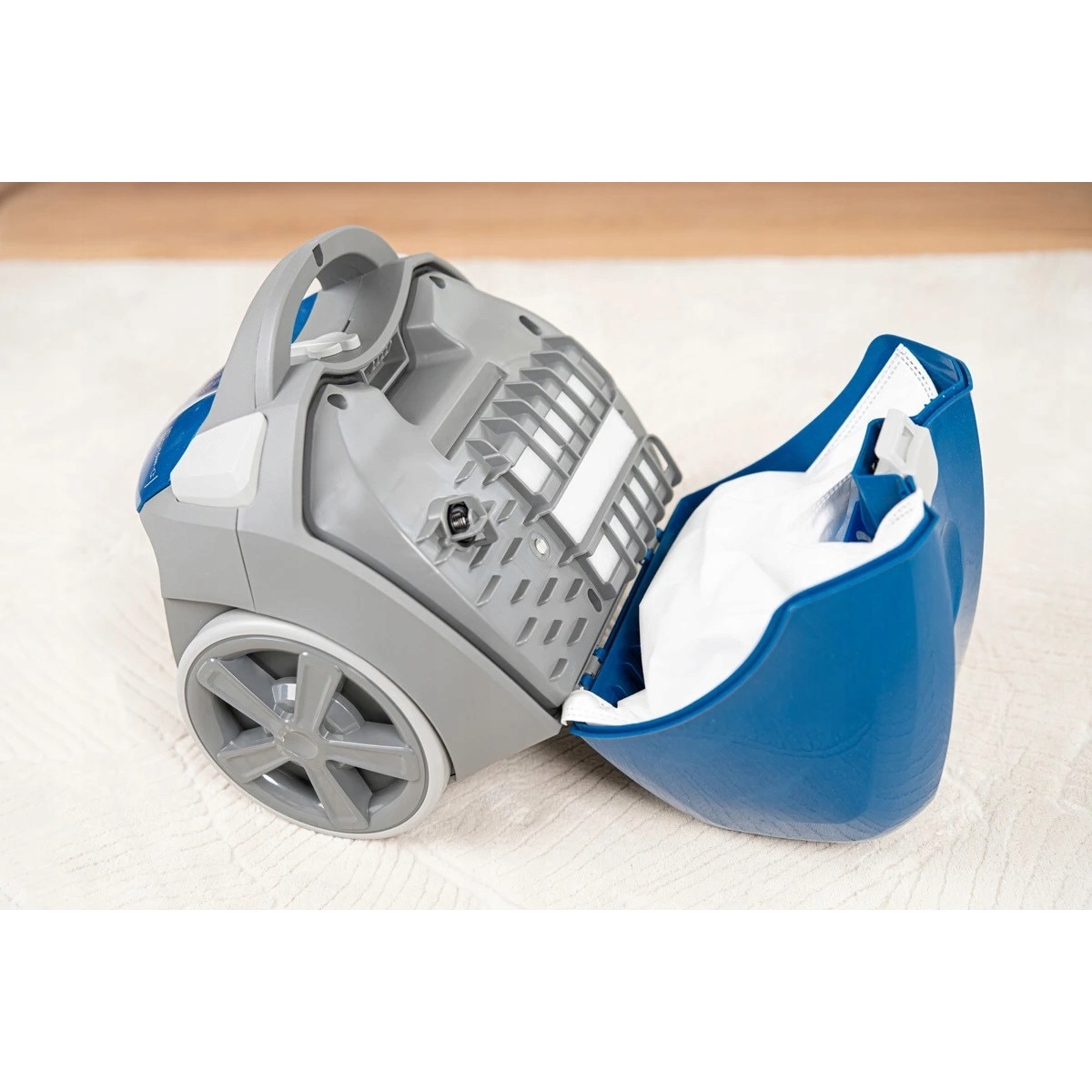 Aspirator Zelmer ZVC351 Antek, 900W, 3,5L, filtru HEPA 13, culoare albastra, set accesorii