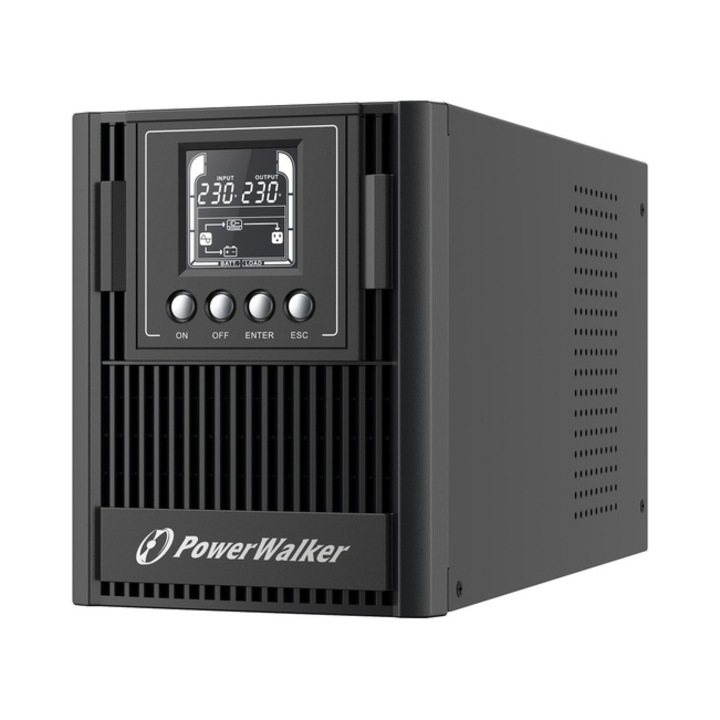 UPS PowerWalker VFI 1000 AT FR, 1000 VA, 900 W, 3 iesiri, negru, 327x140x191mm