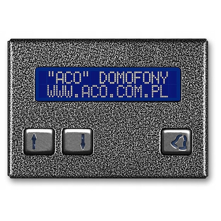 Sistem de afisare ACO CDN-230E, grafit, electronic, pentru gestionarea locatarilor