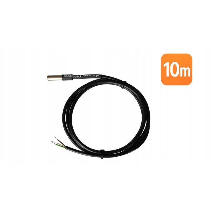 Цифрова температурна сонда BleBox Probe, 2м, IP65, за вода и въздух, метална