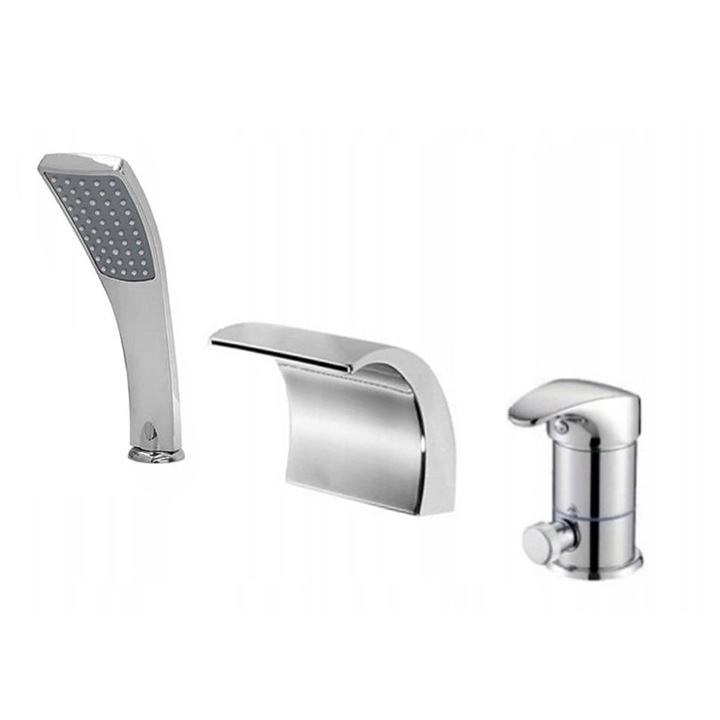 Baterie sanitara Veldman Milla, 2 функции, хромиран гланц, монтаж на вана