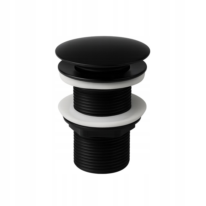 Veldman lefolyó, matt fekete, túlfolyó nélküli, szabványos