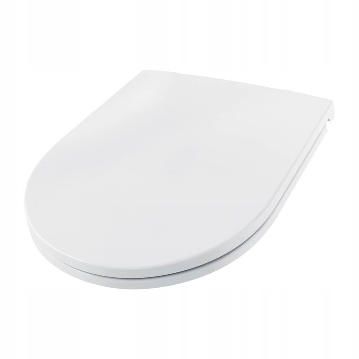 Deska WC Sepio Model 305, Duroplast, alb, 43x36,5x3,5cm, sistem wolno-opadajacy