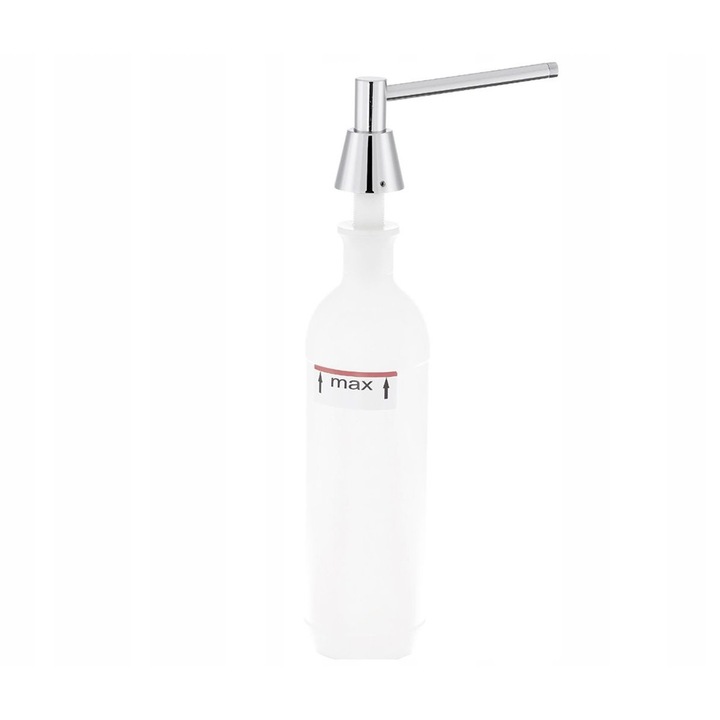 Dispenser de sapun lichid blatowy Merida, model STOZEK, capacitate 1000ml, dimensiuni 7,5x41cm, montare in blat