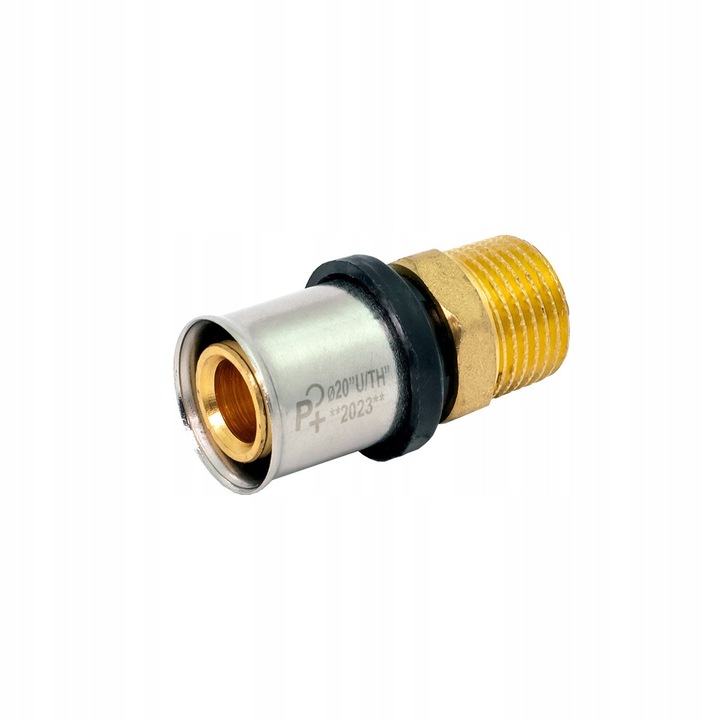 Fitinguri Perfexim, nypel zaprasowany, 32x1 1/4", mosiad, otel inoxidabil