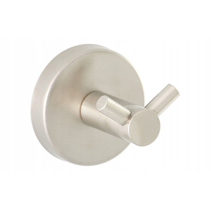 Suport dublu pentru prosoape Merida, mosiadzu cromat, mat, 5,2x5cm