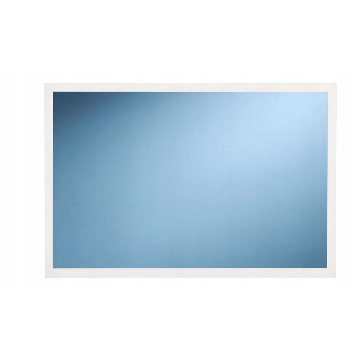 Merida STELLA WHITE LINE fehér fém tükör, 40x60cm, 4mm vastagság, függőleges vagy vízszintes rögzítés