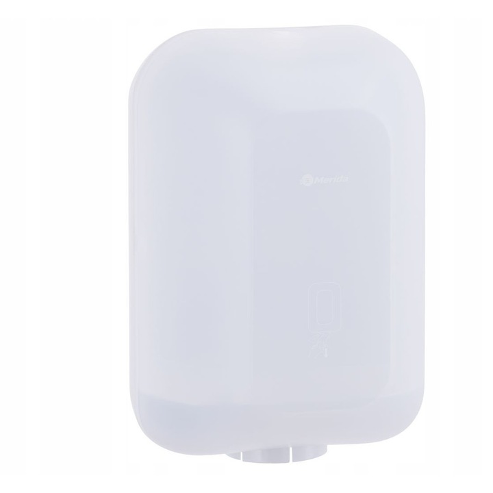 Dispenser hartie igienica, Merida, model Harmony, alb, 36x24,5x24cm, tip montare pe perete, set complet inclus