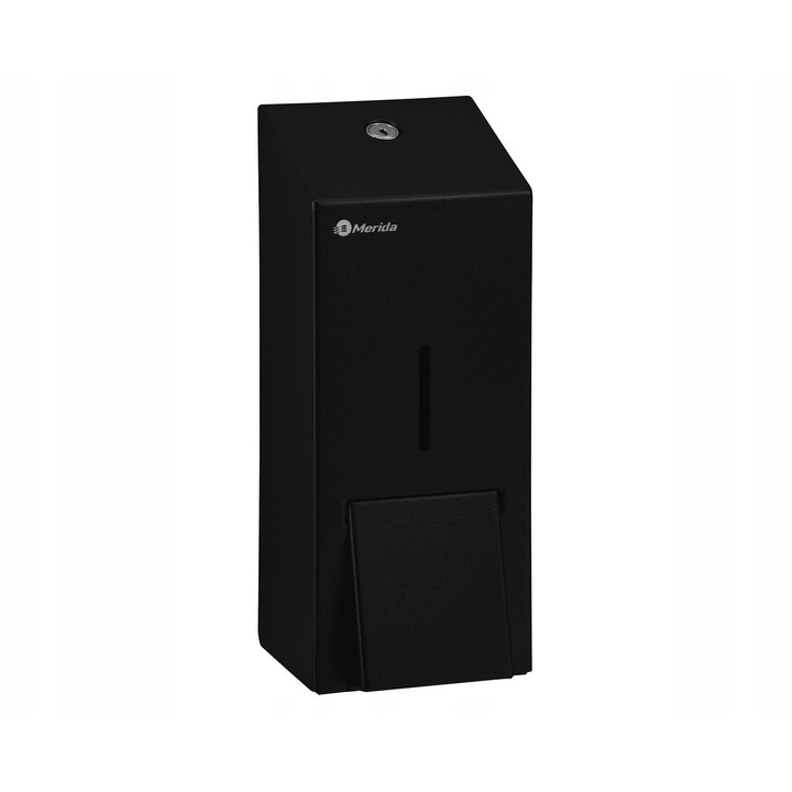 Dispenser pentru sapun spuma, Merida, 700g, negru, 26x10,4x10,2cm