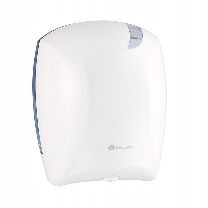 Dispenser pentru hartie toaleta/reteta, Merida, model CENTER PULL, alb, 26,4x20,3x20,5cm