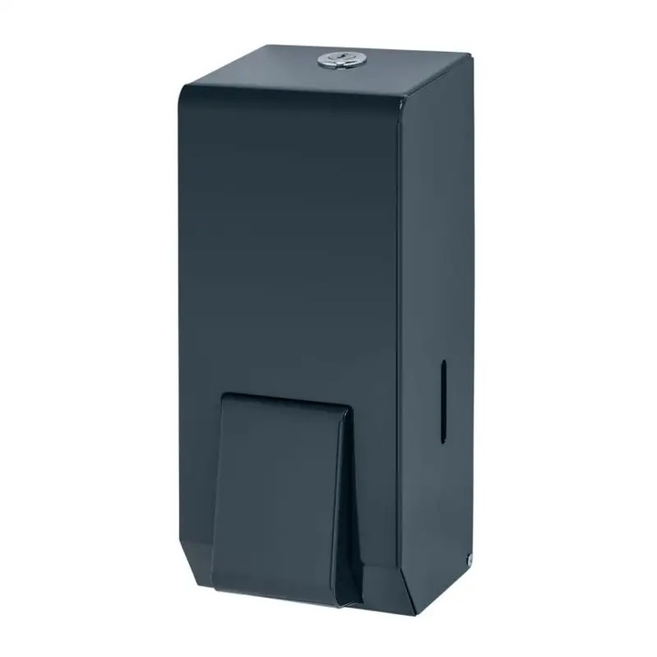 Folyékony szappanadagoló, Impeco, 900ml, grafit, rozsdamentes acél