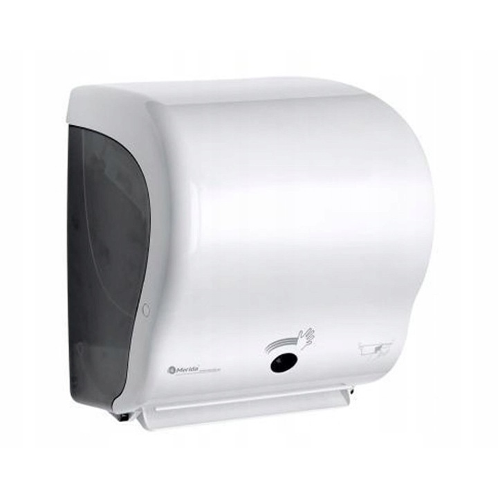 Dispenser automat pentru prosoape MERIDA LUX, 20/30/40 cm, alb, 29x30x21.5cm