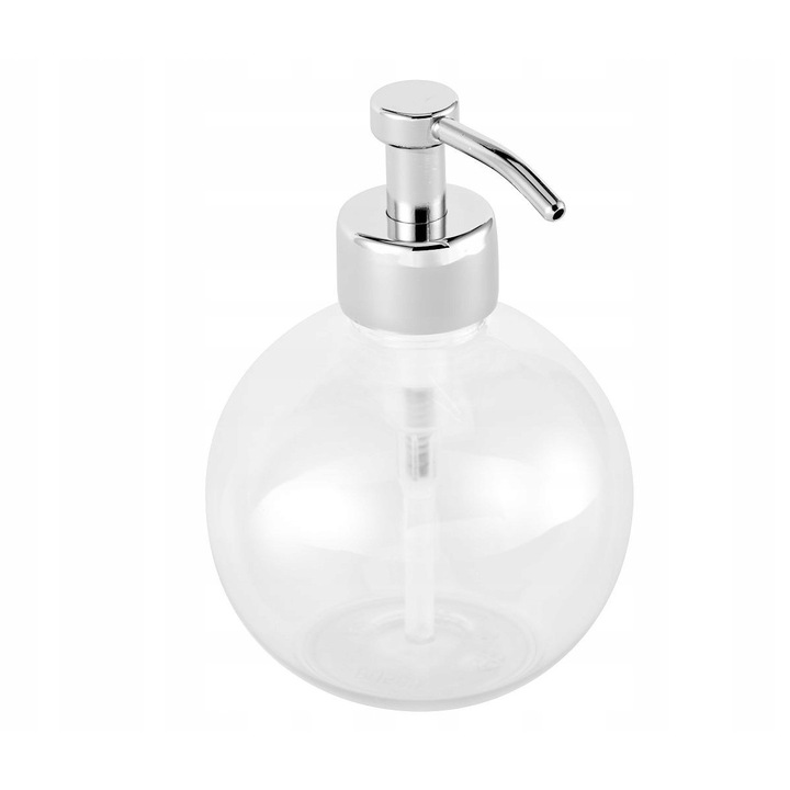 Диспенсър за сапун Merida, модел KULA, вместимост 150 ml, хромиран