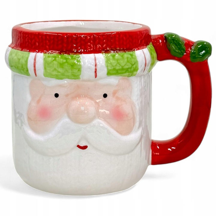 Cana 3D, 300ml, design festiv, set cadou