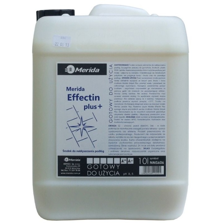 Противоплъзгащо покритие Merida Effectin Plus, висок гланц, 10 литра, бяло