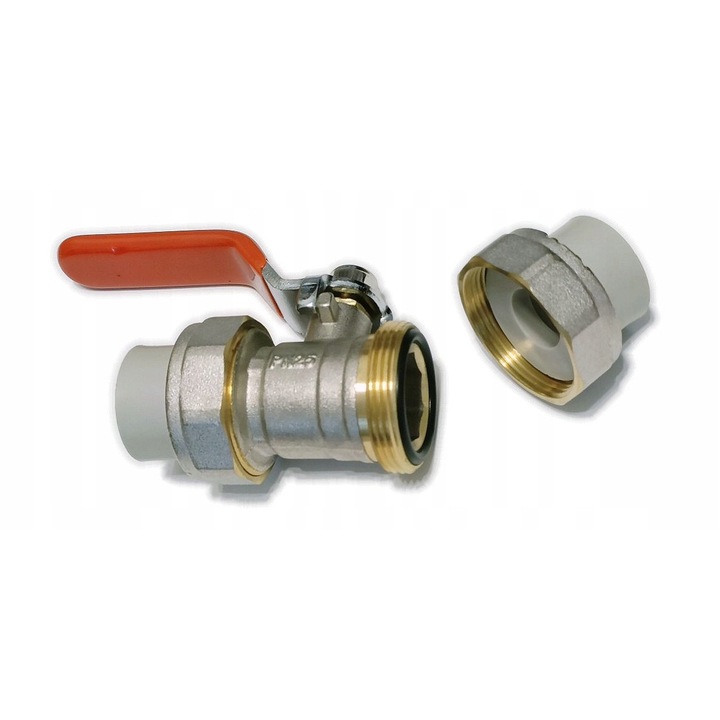 Robinet bila Vesbo 20mm, alama, rosu, sudabil