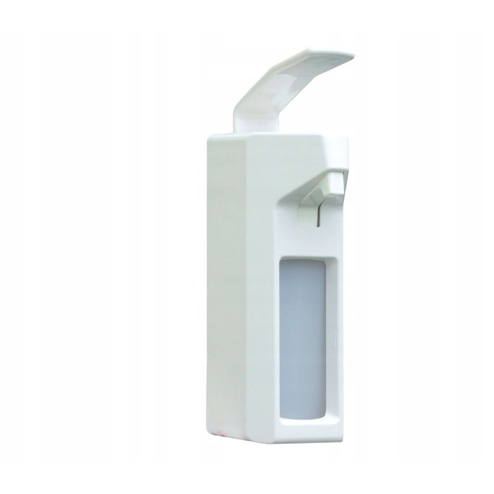 Dispenser de dezinfectant, Merida, 1000ml, transparent, 29,5x8x22cm