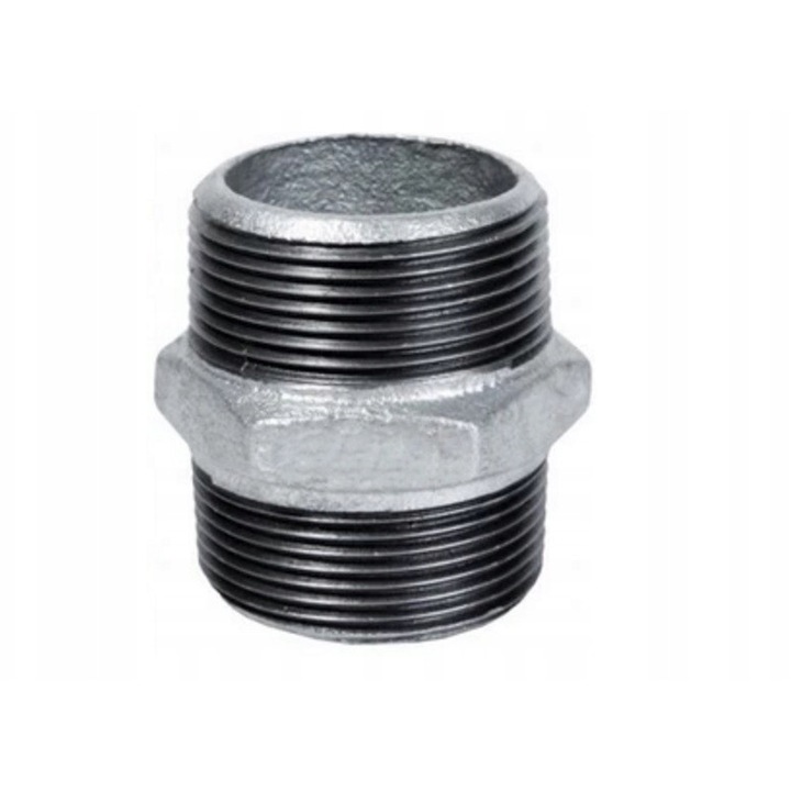 Horganyzott csőcsonk 4", Hydromet, ezüst