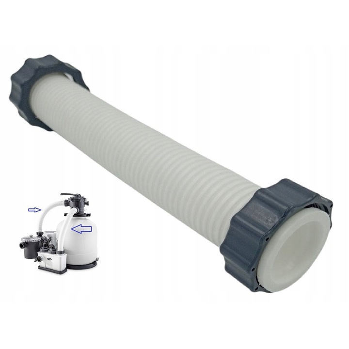 Intex homokszűrő szivattyú csatlakozó tömlő, eredeti, tartós, 26680, 2m