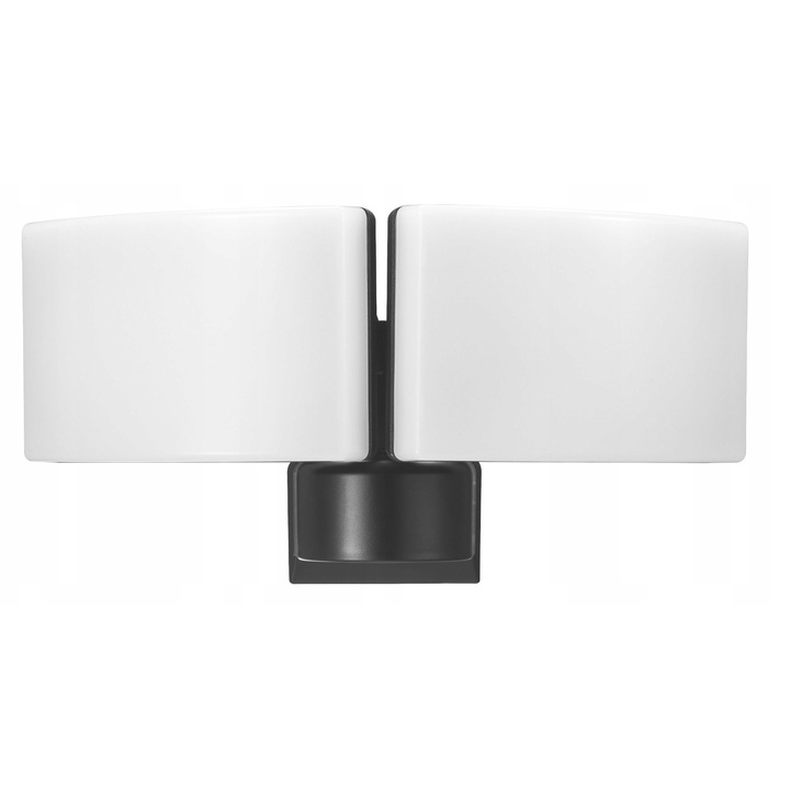 Двоен LED градински прожектор 2x20W, 2x1600lm, сив, IP65, 4000K