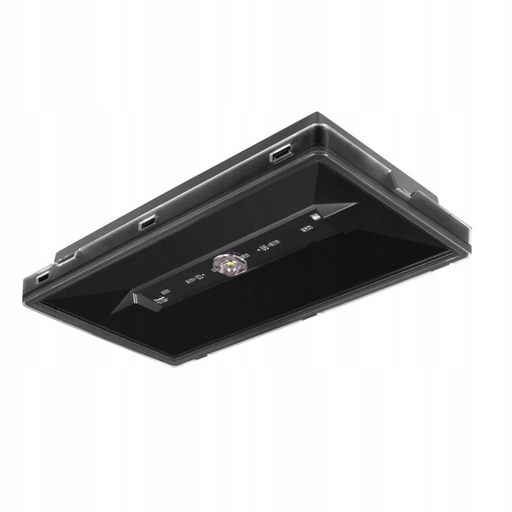 Vella vészvilágítótest, 6W, LED, fekete, IP65