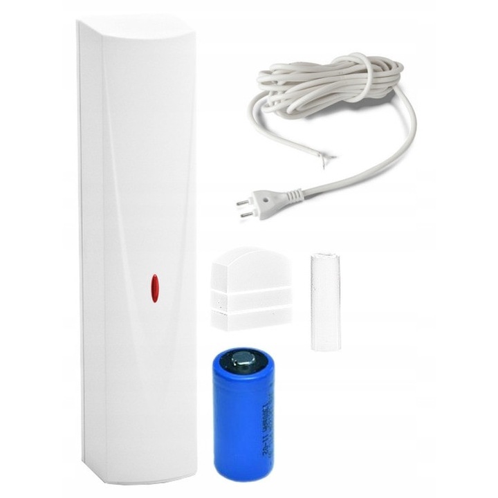 SATEL MXD-300 árvíz- és mágneses érzékelő készlet, 433 MHz, 26x112x29mm, fehér