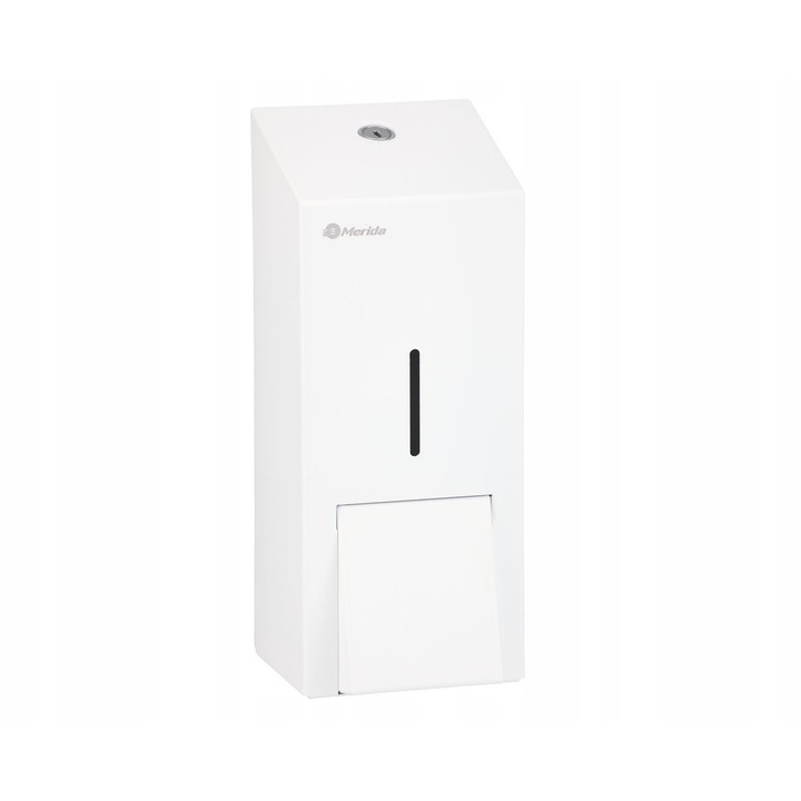 Dispenser pentru sapun spuma, Merida, model DSB207, inox alb, 26x10,4x10,2cm