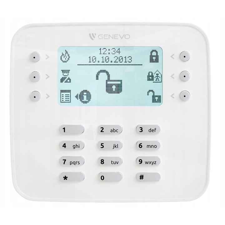 Manipulátor LCD Genevo PRIMA SL-HUB, RGB világítás, grafikus interfész, 114x128x16mm