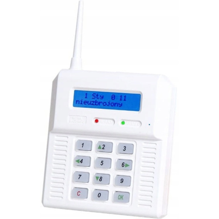 Алармена централа ELMES CB32GN, GSM, 32 безжични детектора, захранване 10-20 VDC, 92dB