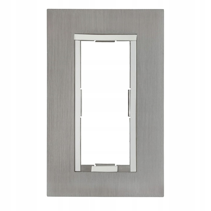 ACO burkolat maszk Familio P panelekhez, rozsdamentes acél, 267,6x168,6mm, szürke